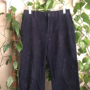 Men's Navy Corduroy Pants